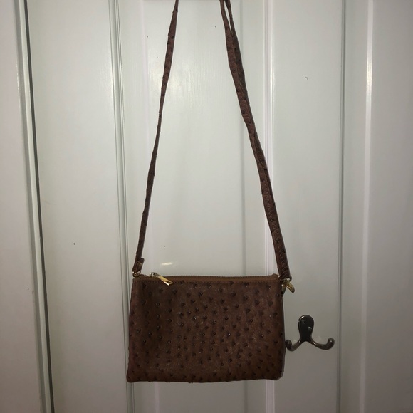 Faux Ostrich Crossbody Bag - Picture 1 of 5